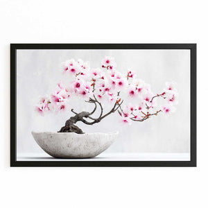 Bonsai Cherry Blossom Tree Art