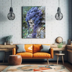 Botanical Skull Art | MusaArtGallery™