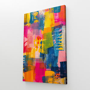 Bright Layers Abstract Art | MusaArtGallery™