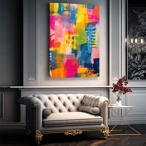 Bright Layers Abstract Art | MusaArtGallery™