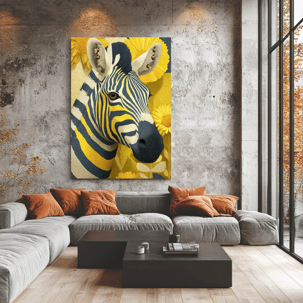 Bright Zebra Art