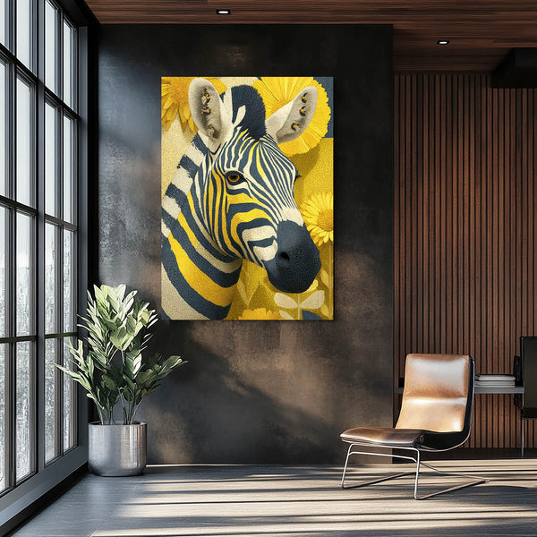 Bright Zebra Art