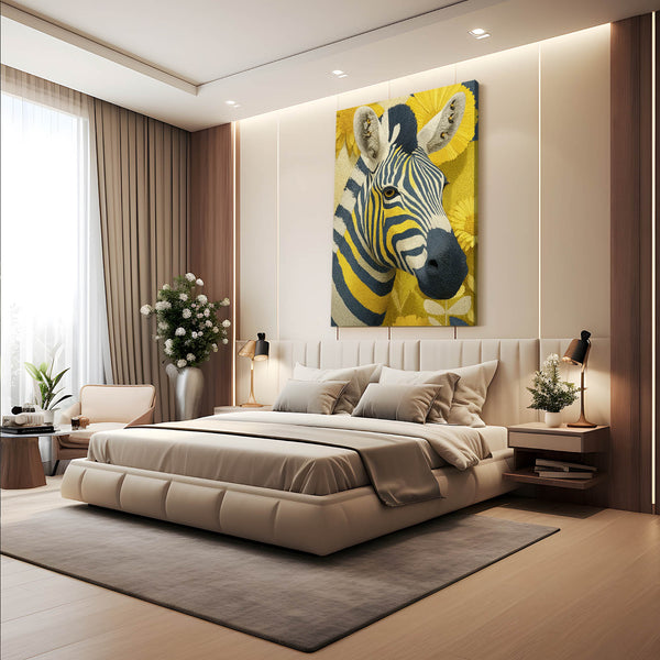 Bright Zebra Art