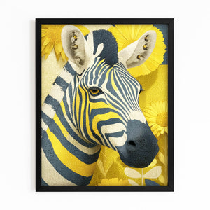 Bright Zebra Art