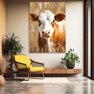 Brown Cow Print