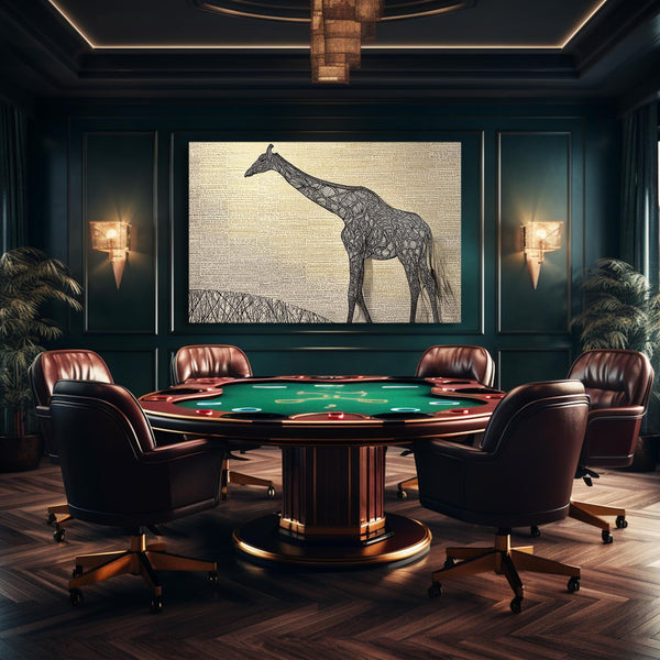 Brown Giraffe Wall Art