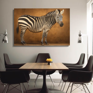 Brown Zebra Artwork