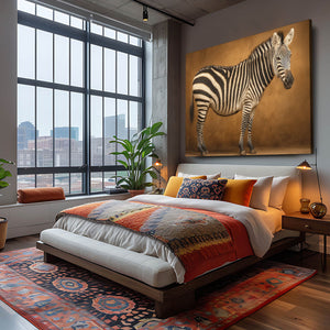 Brown Zebra Artwork