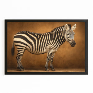Brown Zebra Artwork