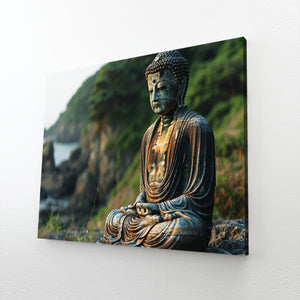 Buddha Canvas Wall Art Statue  | MusaArtGallery™