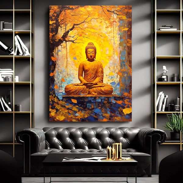 Buddha Flower Wall Art | MusaArtGallery™