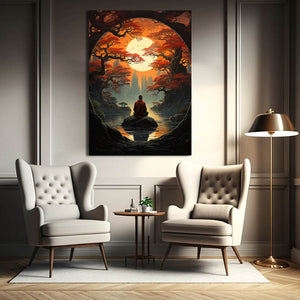 Buddha in Nature Wall Art | MusaArtGallery™