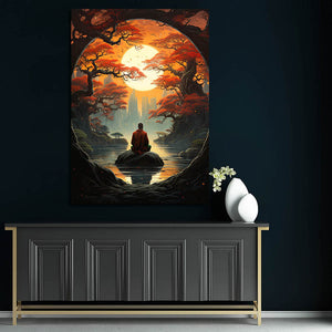 Buddha in Nature Wall Art | MusaArtGallery™