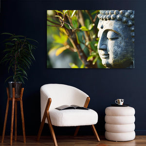 Buddha Statue Canvas Wall Art | MusaArtGallery™