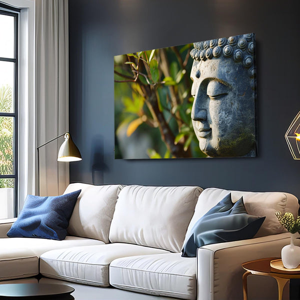 Buddha Statue Canvas Wall Art | MusaArtGallery™