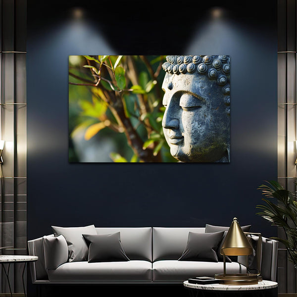 Buddha Statue Canvas Wall Art | MusaArtGallery™