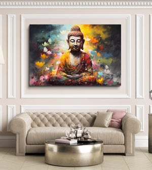 Buddha Stone Art Wall Hanging | MusaArtGallery™