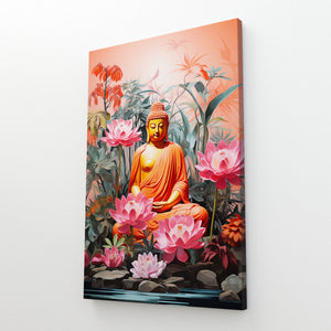 Buddha Wall Art Abstract | MusaArtGallery™