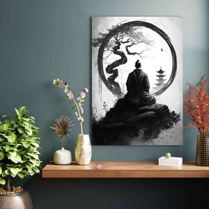Buddha Wall Art Black | MusaArtGallery™