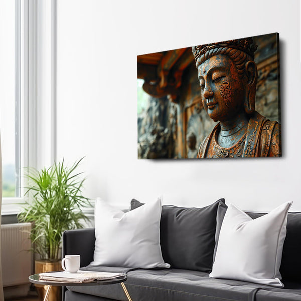 Buddha Wall Art Framed Canvas | MusaArtGallery™