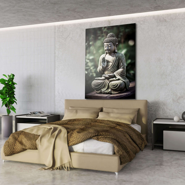 Buddha Wall Art Green | MusaArtGallery™