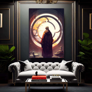 Buddha Wall Art Red | MusaArtGallery™