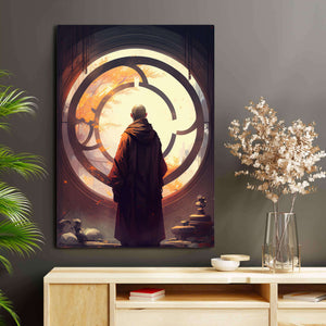 Buddha Wall Art Red | MusaArtGallery™