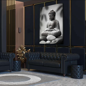 Buddha Wall Art Silver | MusaArtGallery™