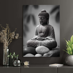 Buddha Wall Art Silver | MusaArtGallery™