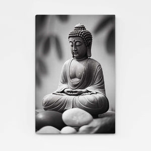 Buddha Wall Art Silver | MusaArtGallery™