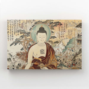 Buddha Wall Art With Frame | MusaArtGallery™