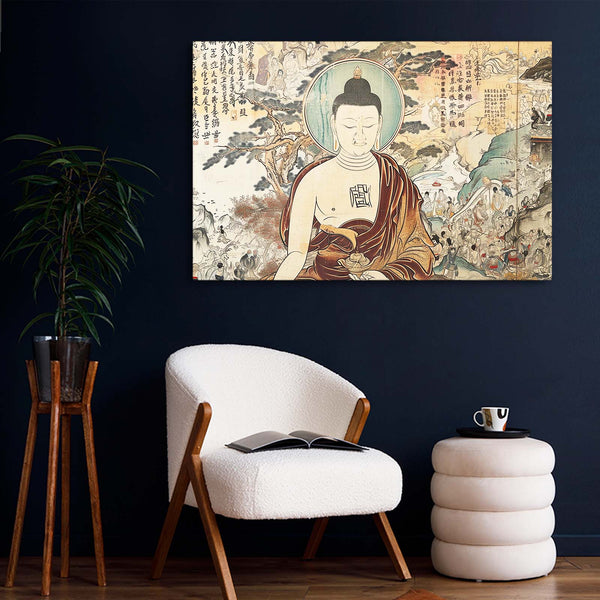 Buddha Wall Art With Frame | MusaArtGallery™