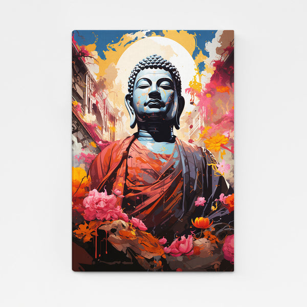 Buddha Wall Canvas Large | MusaArtGallery™