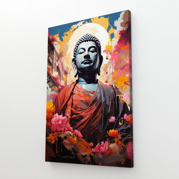 Buddha Wall Canvas Large | MusaArtGallery™