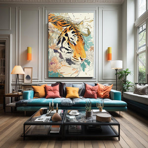 Buddhist Tiger Art | MusaArtGallery™