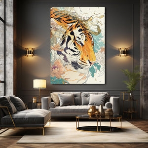 Buddhist Tiger Art | MusaArtGallery™