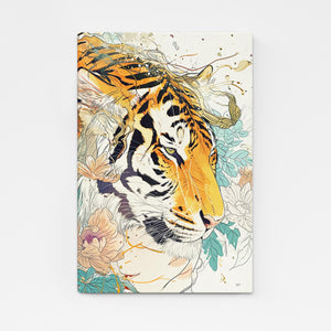 Buddhist Tiger Art | MusaArtGallery™