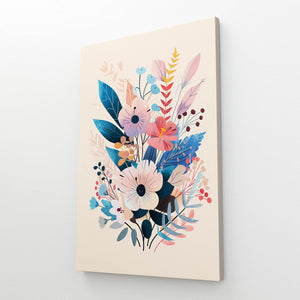 Bunch of Flowers Boho Wall Art | MusaArtGallery™