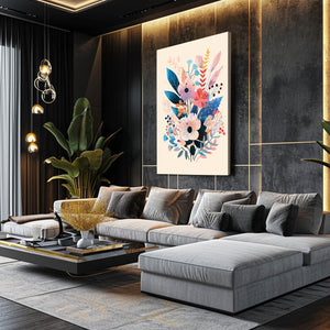 Bunch of Flowers Boho Wall Art | MusaArtGallery™