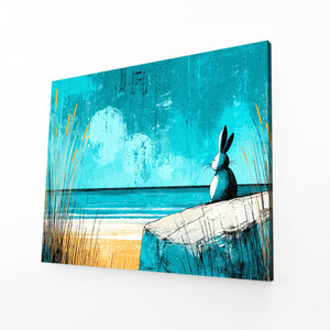 Bunny Print Blue