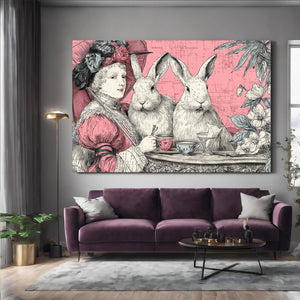 Bunny Print Rustic