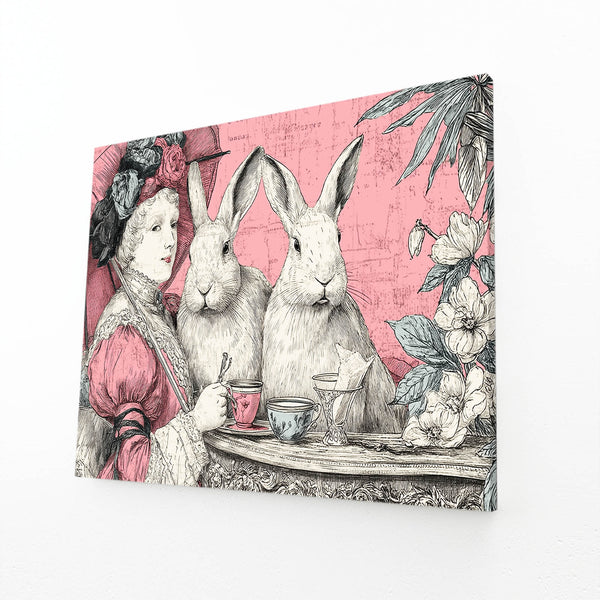 Bunny Print Rustic
