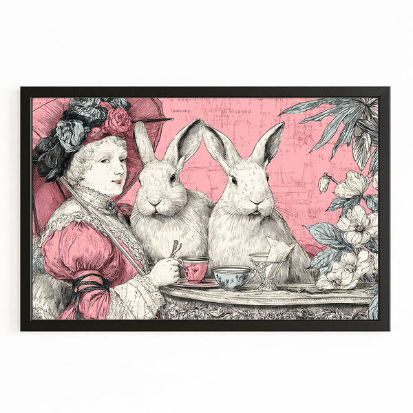 Bunny Print Rustic