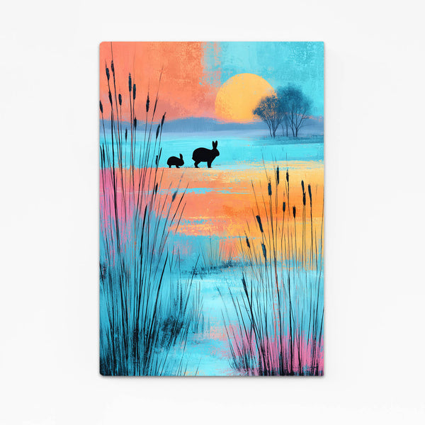 Bunny Rabbit Wall Art Vertical