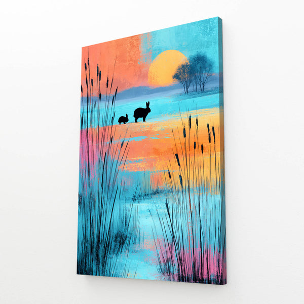 Bunny Rabbit Wall Art Vertical