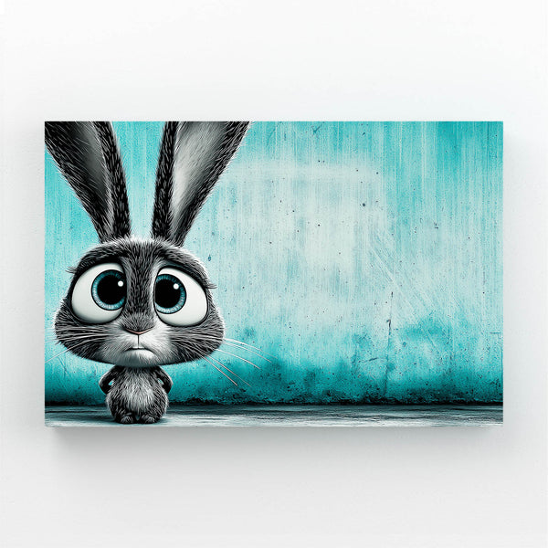 Bunny Wall Art Blue