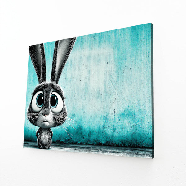 Bunny Wall Art Blue