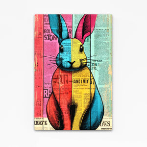 Bunny Wall Art Colorful