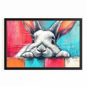 Bunny Wall Art Horizontal