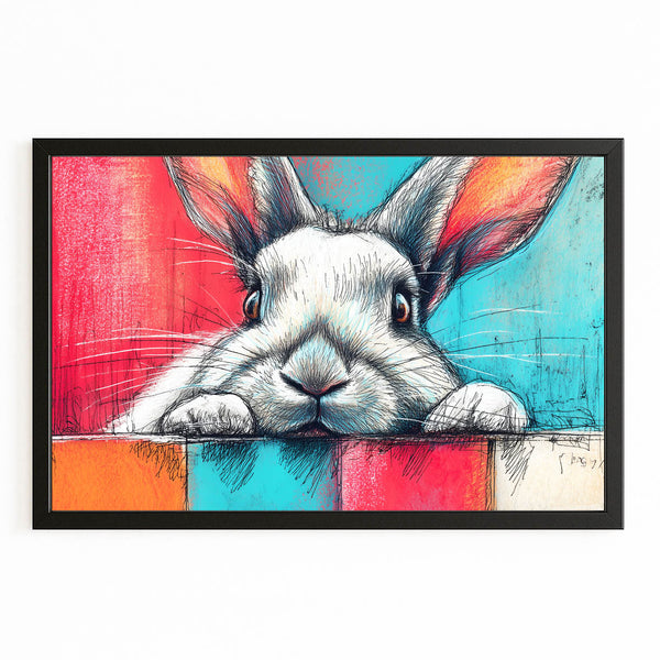 Bunny Wall Art Horizontal